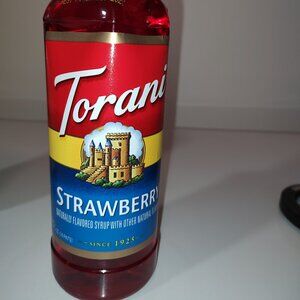 Sealed Torani 24 oz. Strawberry Syrup Exp Date: November 19, 2026